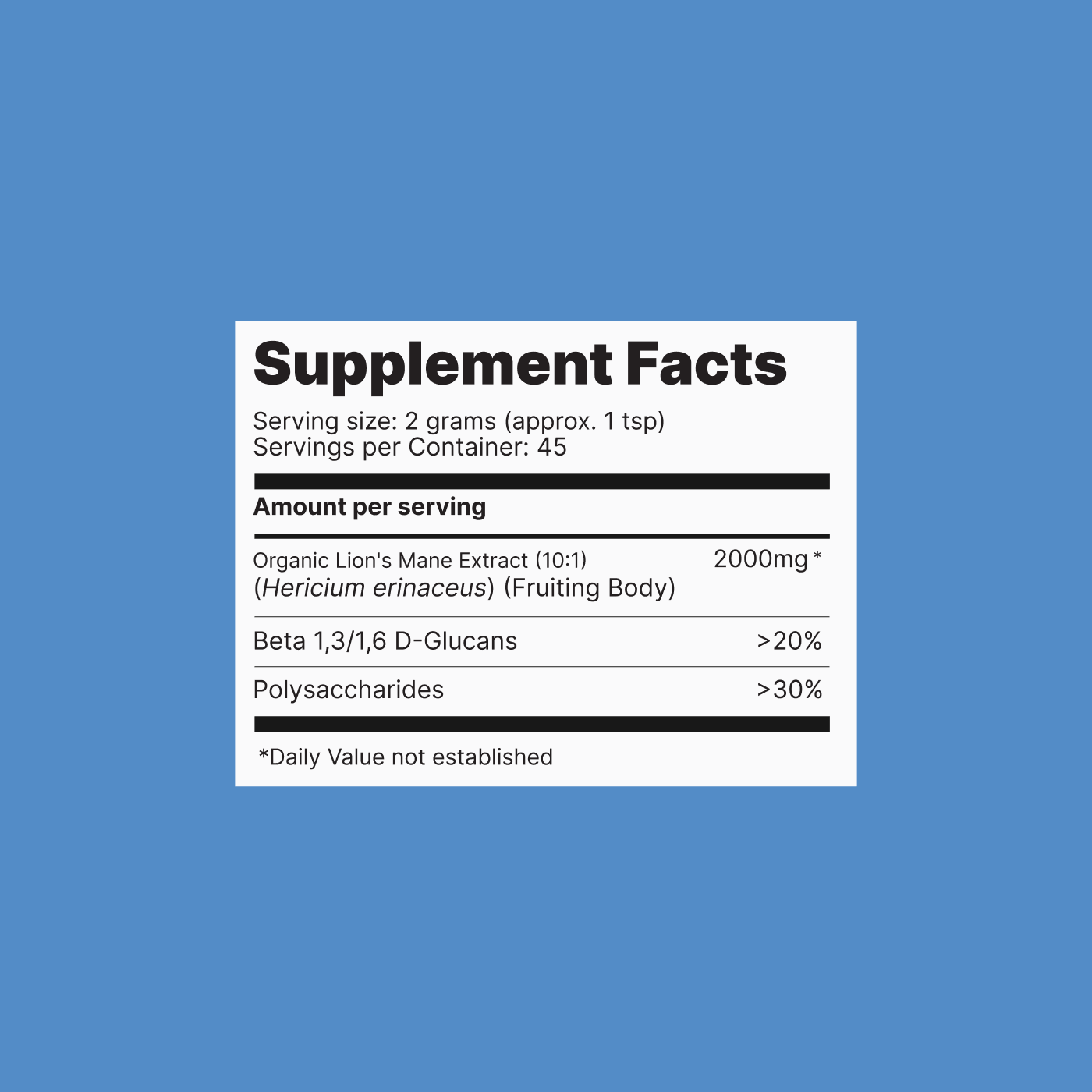 Focus Mushroom Powder