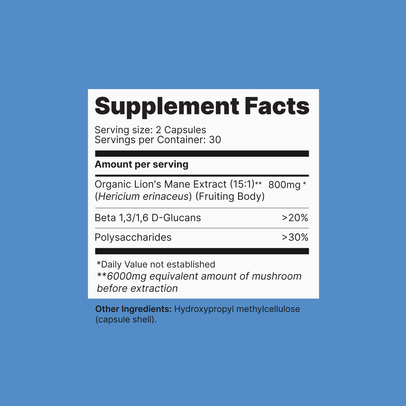 Focus Mushroom Capsules