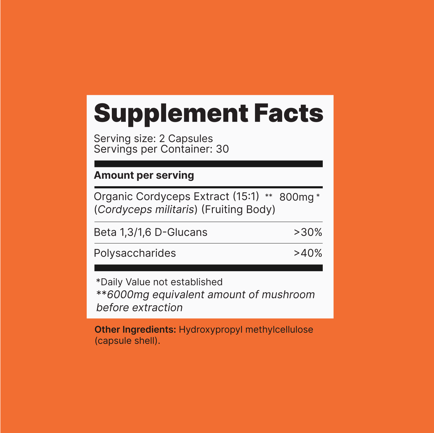 Endurance Mushroom Capsules