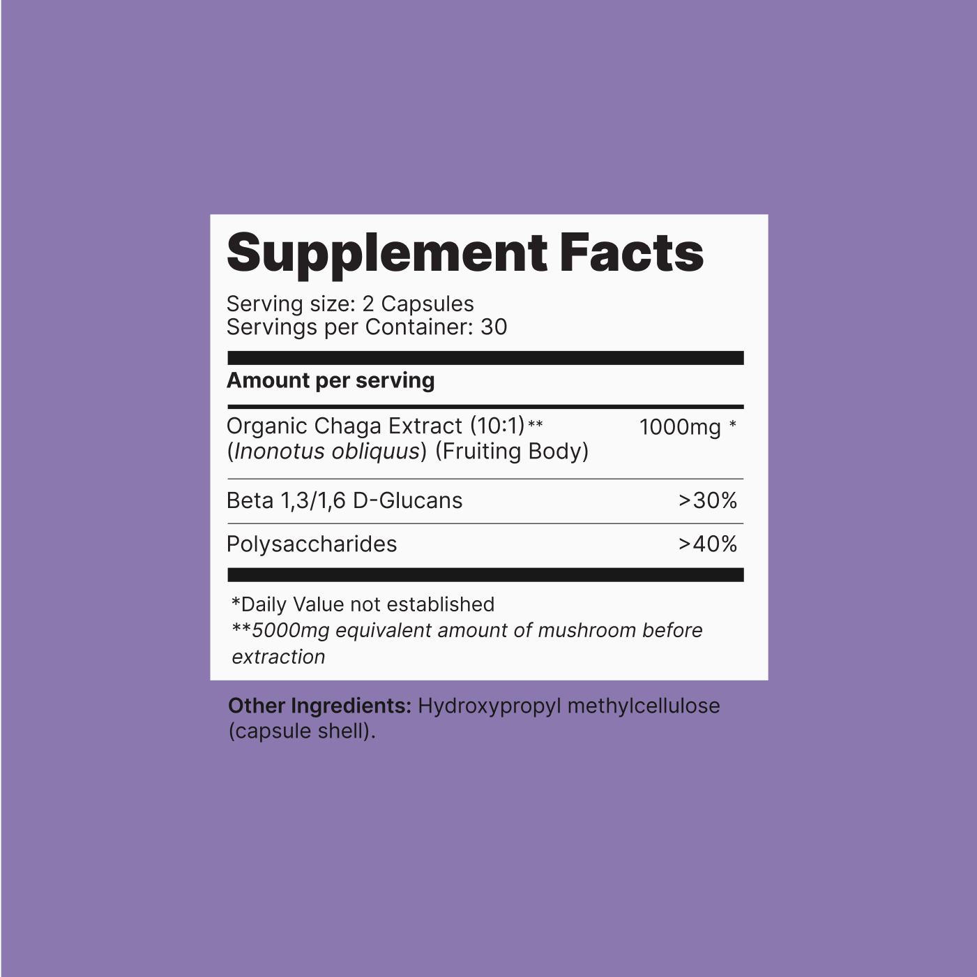 Vitality Mushroom Capsules